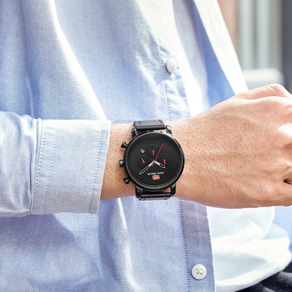 

MINI FOCUS Army Military Men's Watch Waterproof Brand Luxury Mens Sport Watches Male Clock Casual Quartz Watch Men Wriswatch New