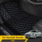 Автомобильные коврики для Hyundai Sonata 2020, аксессуары для интерьера, коврики, накладки на ножки, автозапчасти, водонепроницаемые защитные украшения на заказ