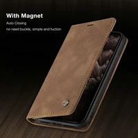 leather case for iphone 13 11 12 mini pro x xs xr max luxury magnetic flip phone case for iphone 6 7 8 se 2020 plus wallet cover