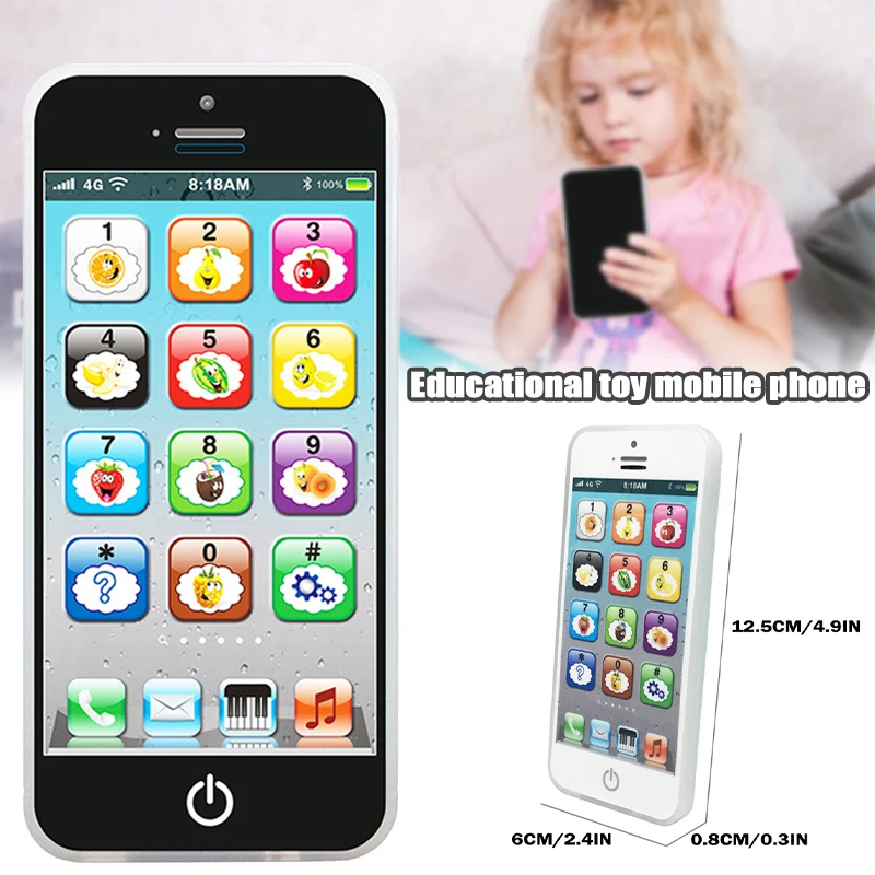 1 Pcs Baby Cellphone Learning Mobile Phone Kids Music Toys Early Educational Electric Toy M09 | Игрушки и хобби
