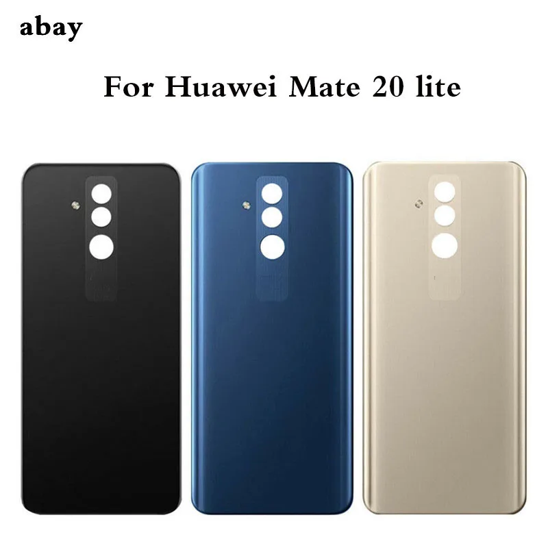 AAA + качество для Huawei Mate20 Lite задняя крышка батарейного отсека Корпус заднее стекло