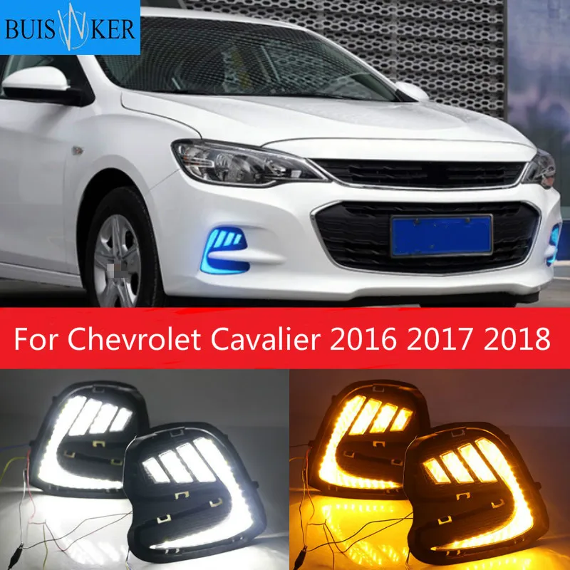 Дневные ходовые огни указатели поворота противотуманные фары 2 шт. светодиодный