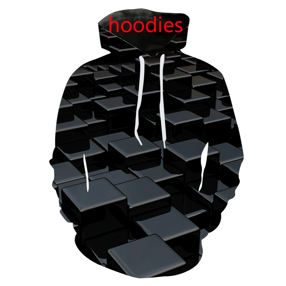 

Black Cubes 3d Print Fashion Vintage Hoodie Men Sweatshirts/zip Hoodies/ Men Harajuku Funny Streetwear Hip Hop Pullover Jacket