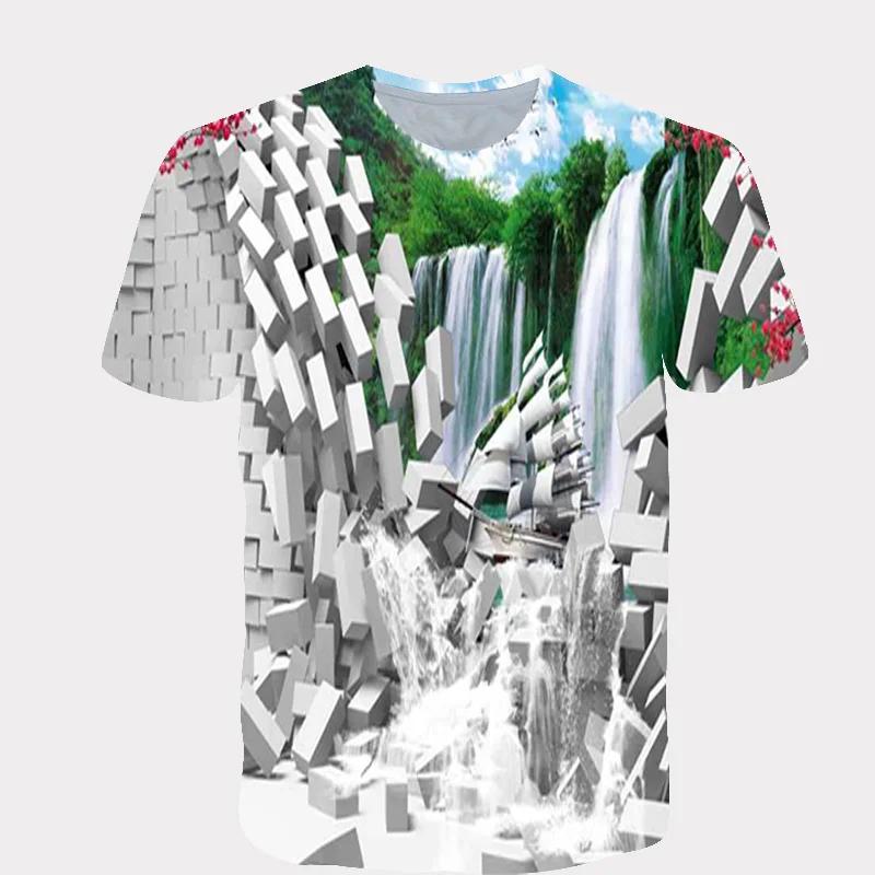 Черная футболка для мальчиков с 3D кошкой 10 дизайнерских футболок куртки девочек