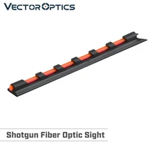Vector Optics XS Shotgun Red Dot Fiber Optic Sight Green & Red 1 Dot Front Sight Installed On Rib