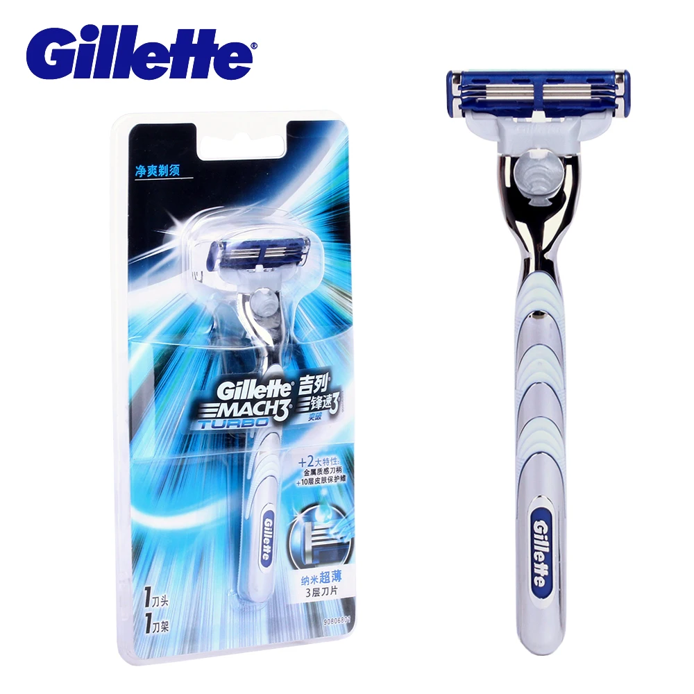 

Лезвия для бритвы Gillette Mach 3, Сменные кассеты для мужского бритья, удаление волос на лице, инструмент для бритья трех слоев