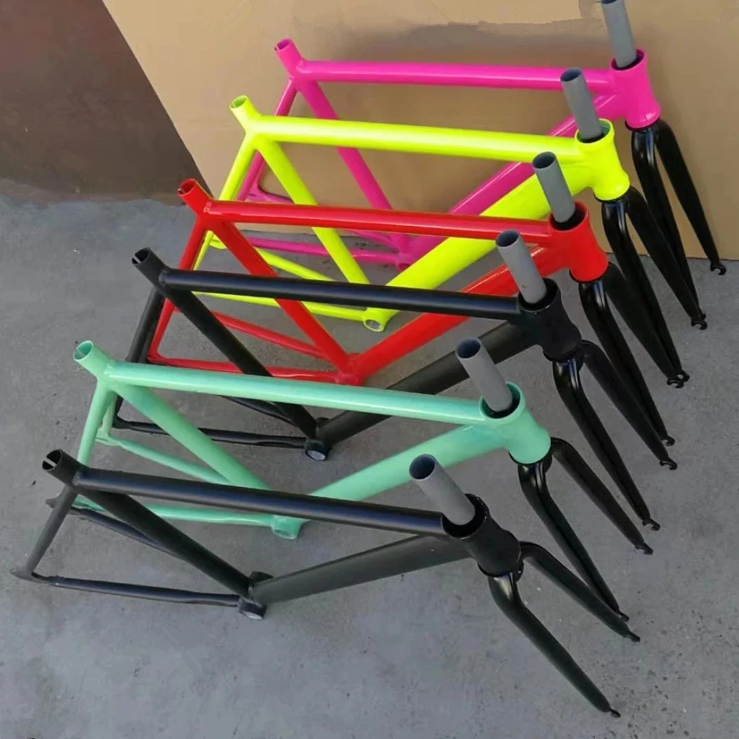 Серая велосипедная Рама с фиксированным механизмом рама из алюминиевого сплава