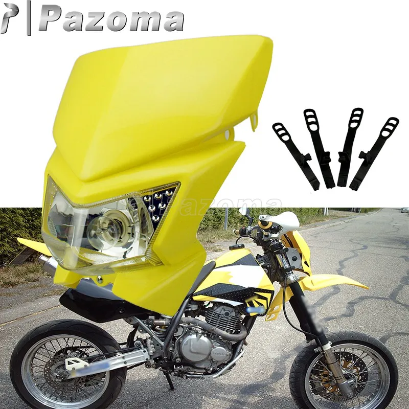 

MX Dirt Bike Motorcycle Dual Sport Motocross Headlight Headlamp For Suzuki RM-Z DRZ RMZ RM 450 250 RMX450Z DR-Z110 DR650 200 400
