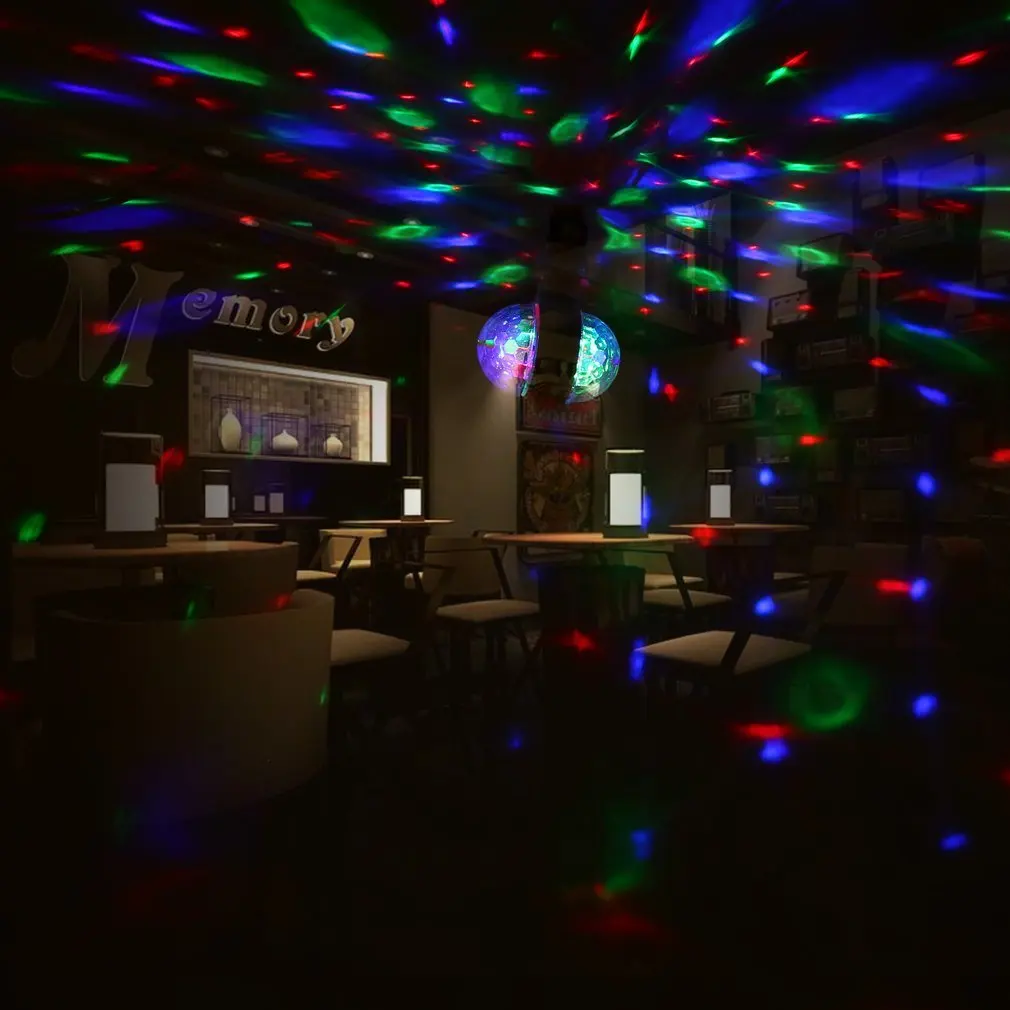 Вращающасветильник светодиодсветодиодный лампа RGB E27 6 Вт с двойной головкой