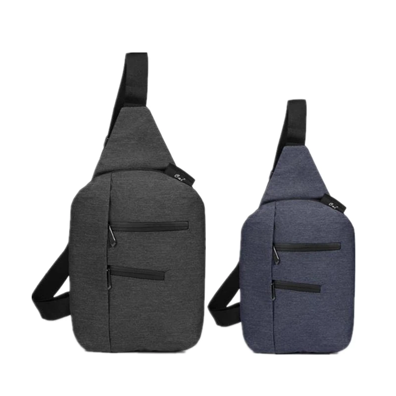 Нагрудная сумка мессенджер CAI на молнии для iPad планшетов с откидным клапаном