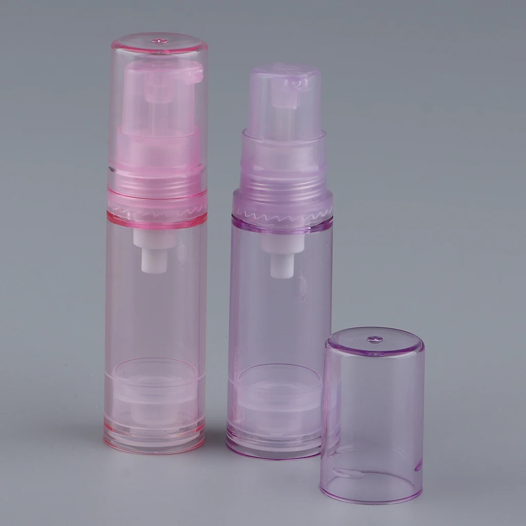 3pcs Empty Jars PET Airless Pump Bottles Refillable Serum Cosmatics Containers Durable Lightweight Leak Proof & Shockproof | Красота и