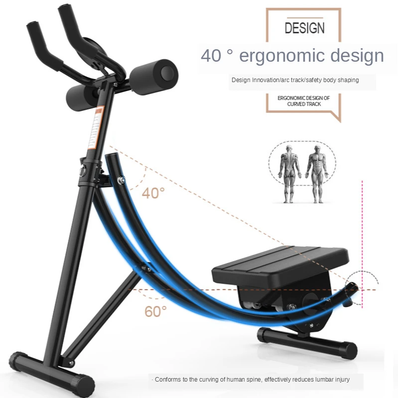 

Household fitness abdominal machine lazy sports abdominal equipment foldable waist machine abdominal equipment