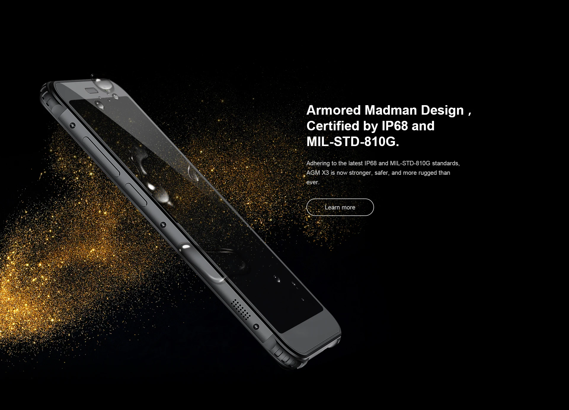 AGM X3 JBL-Cobranding 5,99 ''4G смартфон 8G+ 128G SDM845 Android 8,1 IP68 водонепроницаемый мобильный телефон двойной ящик динамик NFC