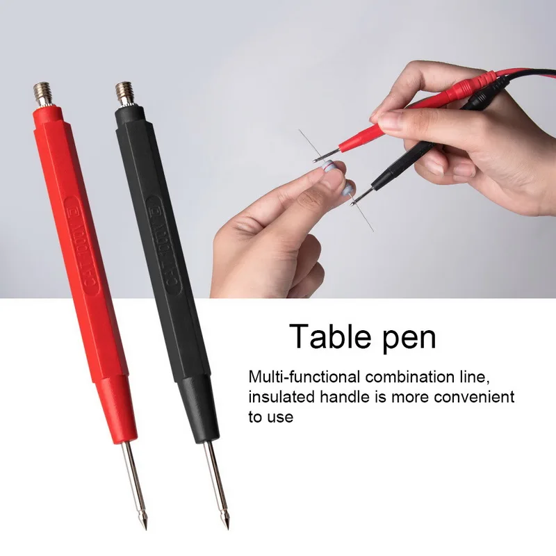 Цифровой мультиметр тест клип метр зонд комбинация провода отвертка аксессуар