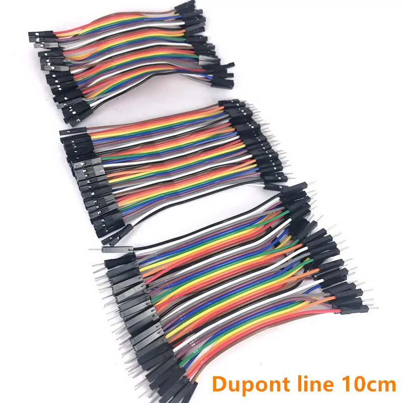 Dupont линия 10 см папа к мужчине + женскому Женский соединительный провод