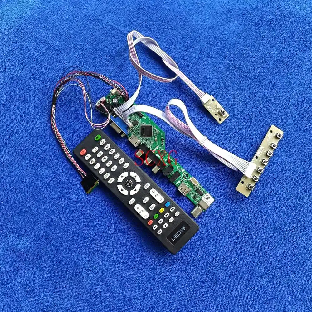 

Сигнал аналогового 1366*768, совместимому с HDMI USB AV VGA ЖК-дисплей/светодиодный 40Pin LVDS подходит M133NWN1/N133B6/N133BGE DIY Kit Экран плата контроллера