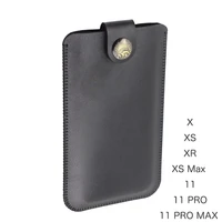fall proof and all inclusive leather case for iphone xs max pouch for 11 pro max vintage brass buckle pouch for xr xs x