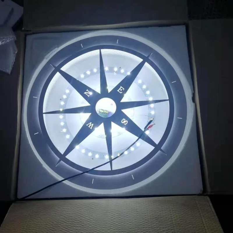 Светодиодный потолочный светильник с компасом для спальни люстры гостиной