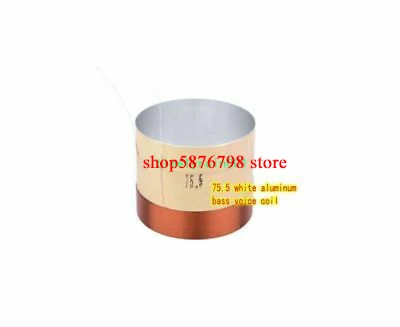 

1 шт. 75,5 мм 8 Ом 8 Ом ASV басовый динамик звуковая катушка круглый провод сабвуфер катушка