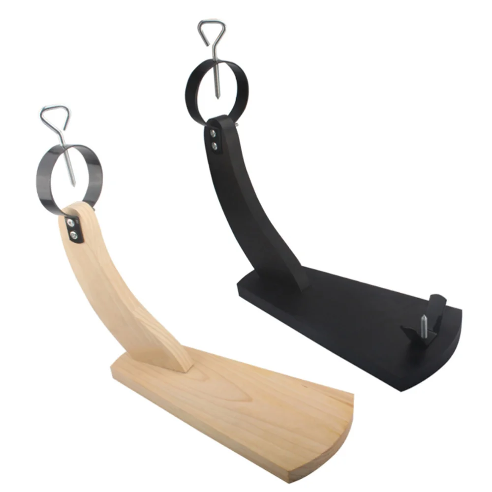 

1pc Ham Holder Novel Reusable Durable Storage Rack Wooden Ham Holder for Family