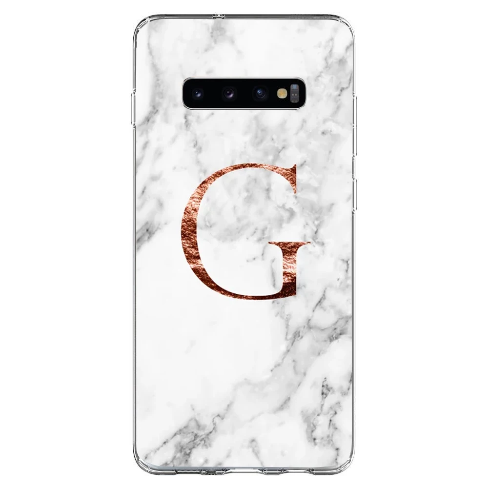 Силиконовый ТПУ чехол для samsung Galaxy Note9 S6 S7 S8 S9 S10 Plus M10 M20 S7Edge пользовательское имя