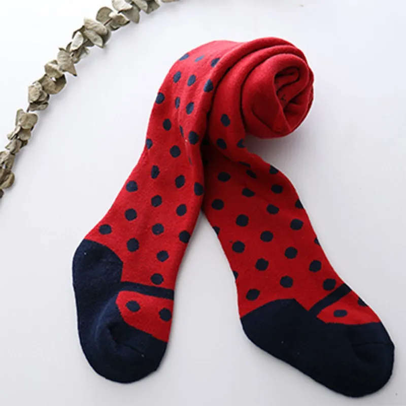 Колготки для маленьких девочек и мальчиков колготки новорожденных в горошек