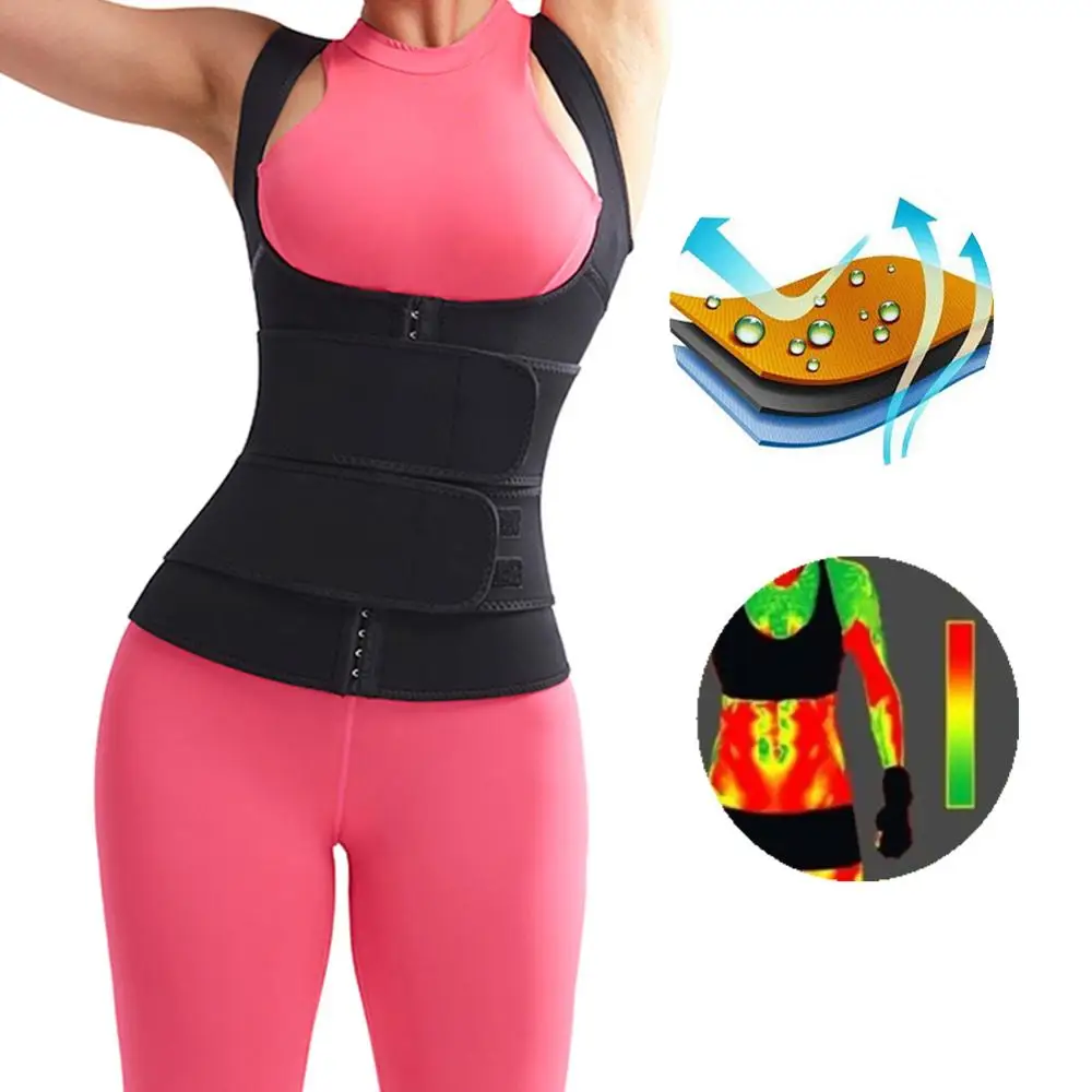 Женский жилет тренажер HEXIN пояс из неопрена Корректирующее белье регулируемый