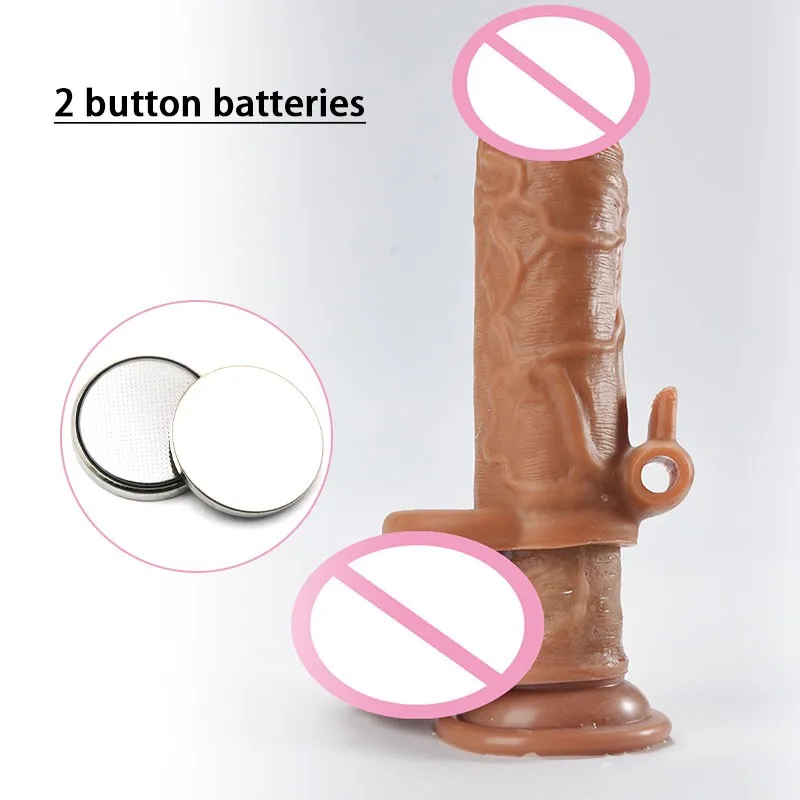 Фаллоимитатор увеличивающий Мужской пенис насадка на вибратор рост