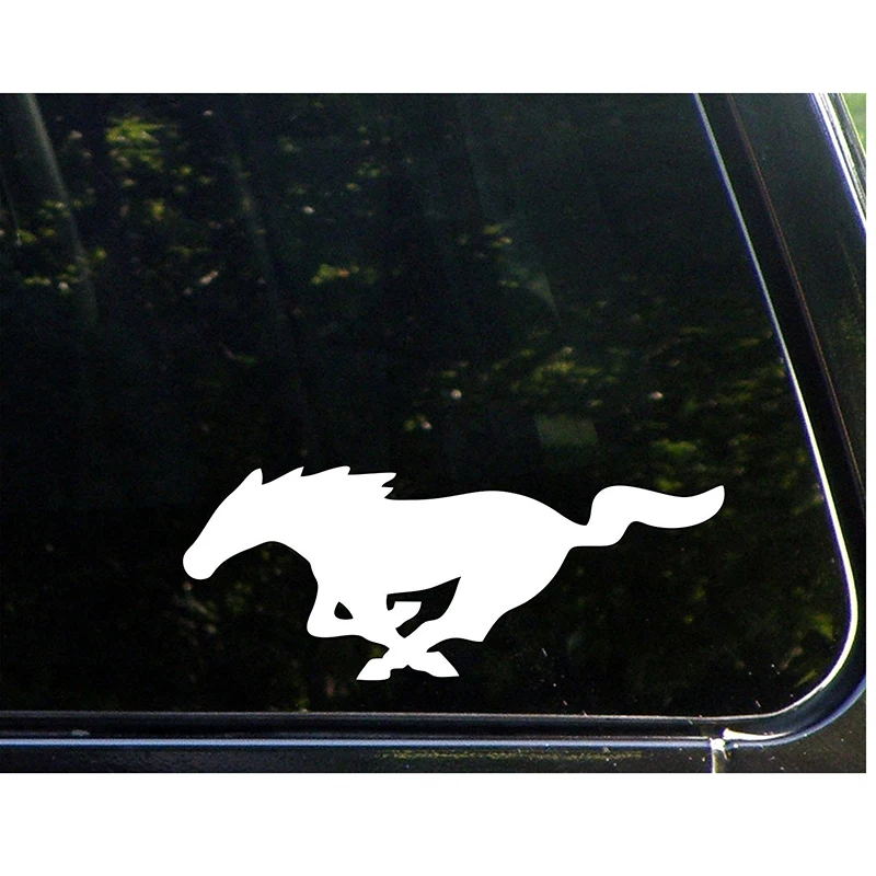 Mustang автомобильные наклейки логотипы винил высечки наклейка бампера Стикеры для