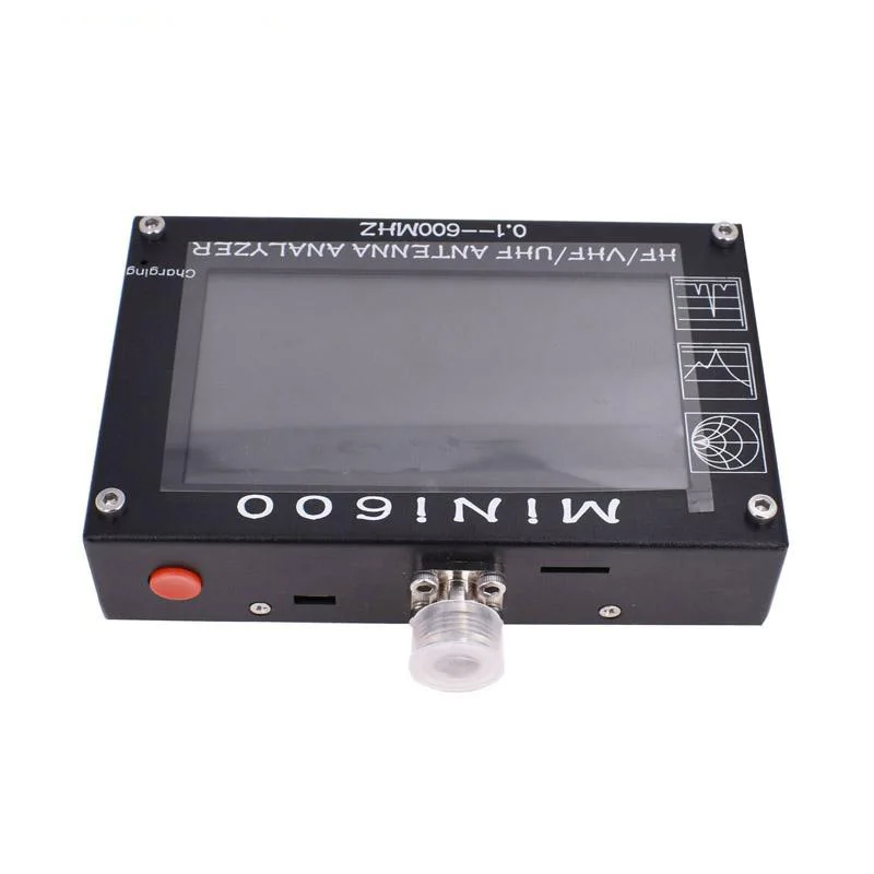 4 3 дюймов ЖК Mini600 HF антенна УКВ СКВ анализатор 0 1-600 МГц КСВ метр 1 0-1999 5 В/1.5A для