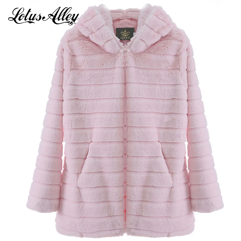 

Faux Fur Coat Cardigan Women Plush Jacket Fashion Long Jacket Woman Casual Winter Warm Fake Fox Fur Coat Ladies Thick Overcoat