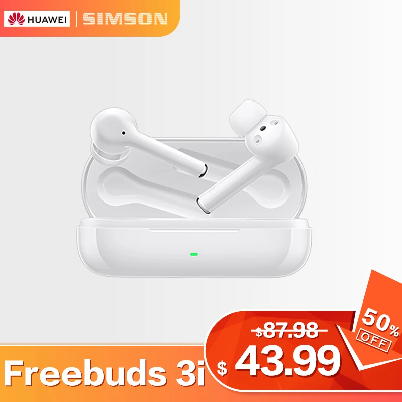 

Huawei FreeBuds 3i Global Version TWS Wireless Stereo Bluetooth Earphone Ultimate Noise Cancellation 3-mic System Earphones