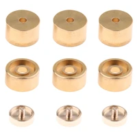 1 set trumpet valve finger buttons trumpet parts accessories musical instrument accessories for trumpet golden
