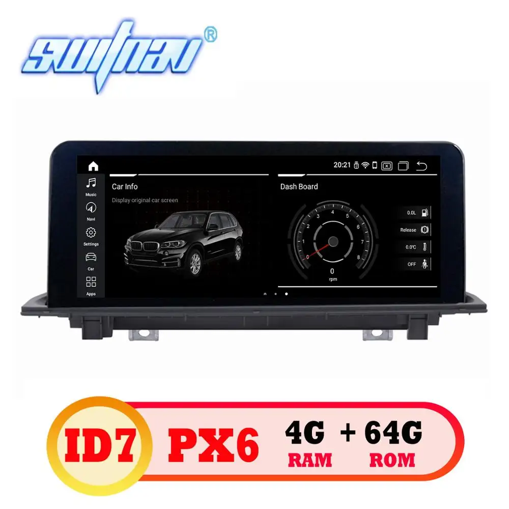 Android 9 0 ID7 4g 64g Автомобильный DVD для BMW X1 F48 (2016 2017) оригинальный NBT системный плеер