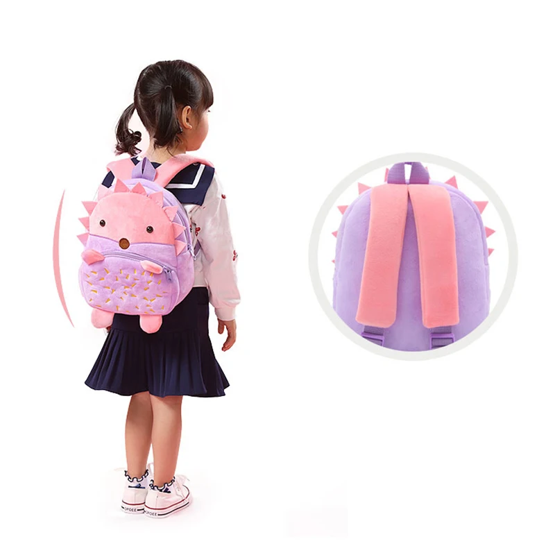 Милые плюшевые рюкзаки с изображением зебры из мультфильма Детская сумка для