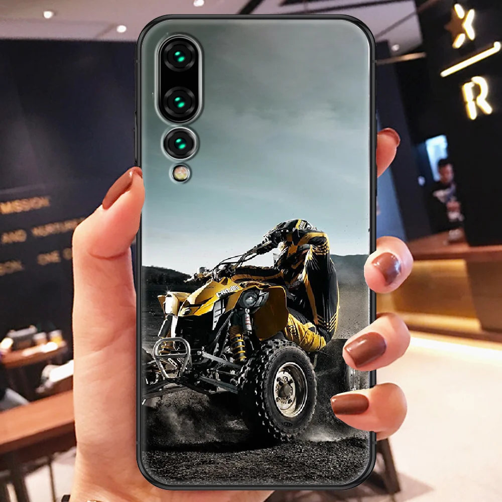 

can am team car logo Phone case For Huawei P Mate P10 P20 P30 P40 10 20 Smart Z Pro Lite 2019 black trend bumper luxury cover