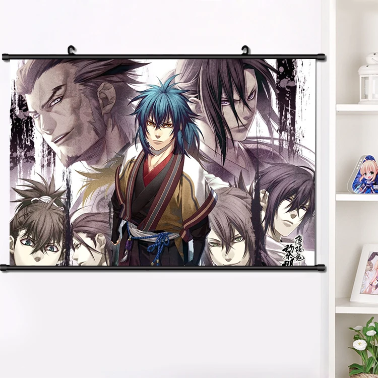 Аниме Hakuouki Shinsengumi Kitan Toudou Heisuke настенный постер манга искусственное украшение для