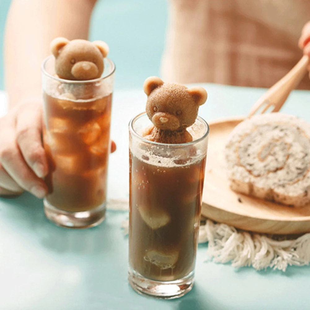 Силиконовая форма в виде медведя Тедди для торта изделия из эпоксидной смолы