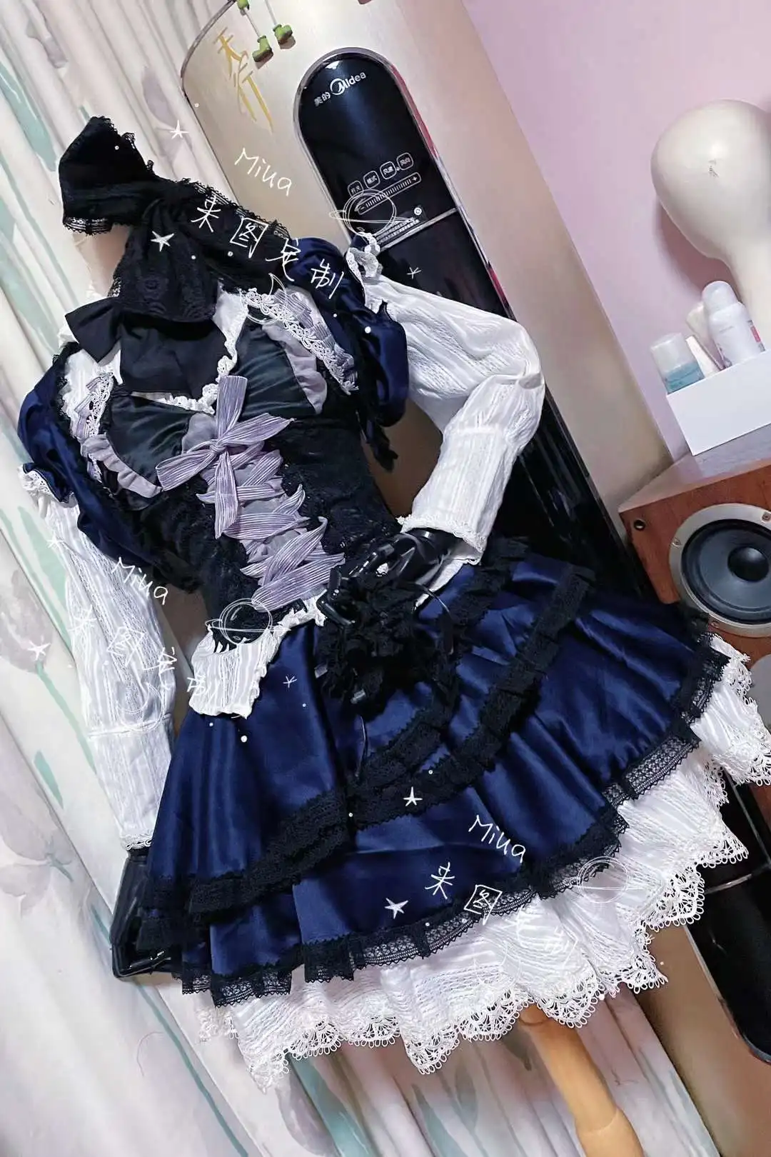 

COS-HoHo [индивидуальное изготовление] аниме Love, Chunibyo и другие бреда таканаши Рикка элегантное платье униформа косплей костюм наряд для вечерин...