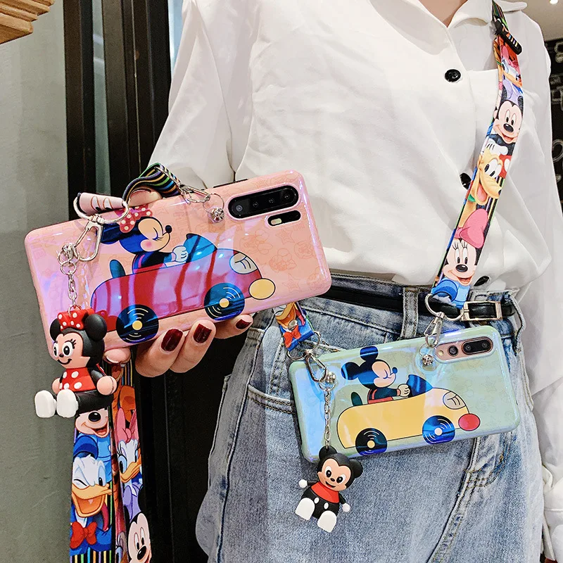 Милые силиконовые чехлы Disney с Микки Маусом чехол для телефона куклой Iphone 11Pro MAX 12