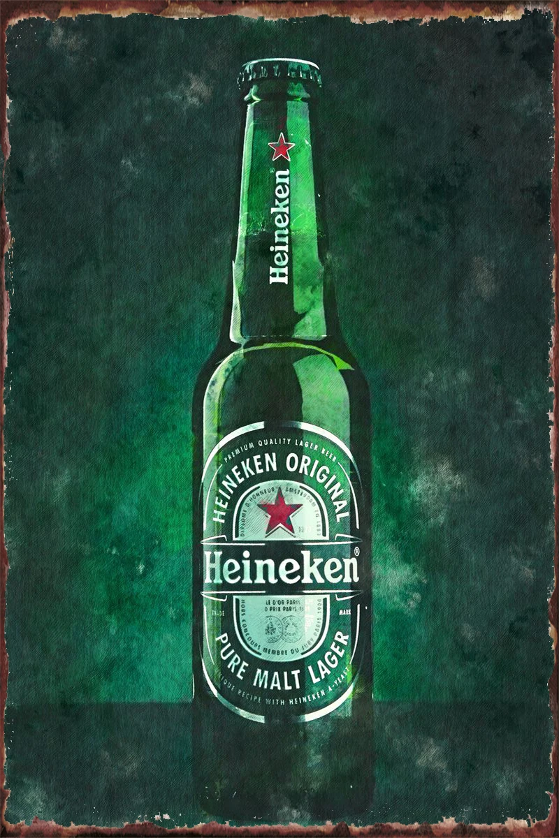 

Watercolor Beer Metal Sign Tin Sign Tin Plates Wall Decor Room Decoration Retro Vintage For Art Pub Home Club Man Cave Cafe