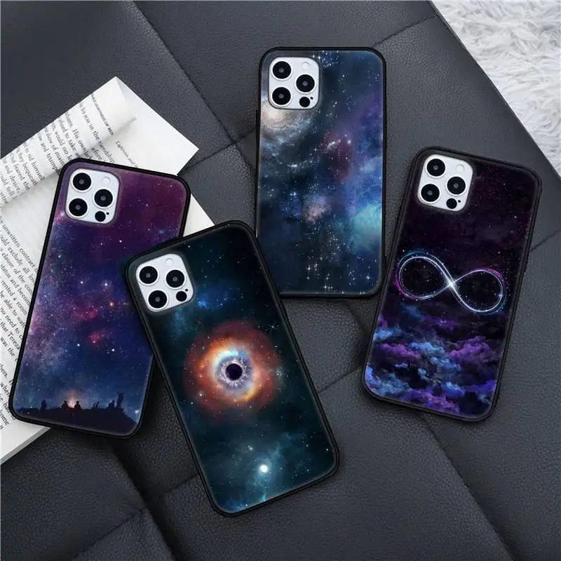 

24space for galaxy universe Star Dark Phone Case for iPhone 11 12 13 pro XS MAX 8 7 6 6S Plus X 5S SE 2020 XR mini