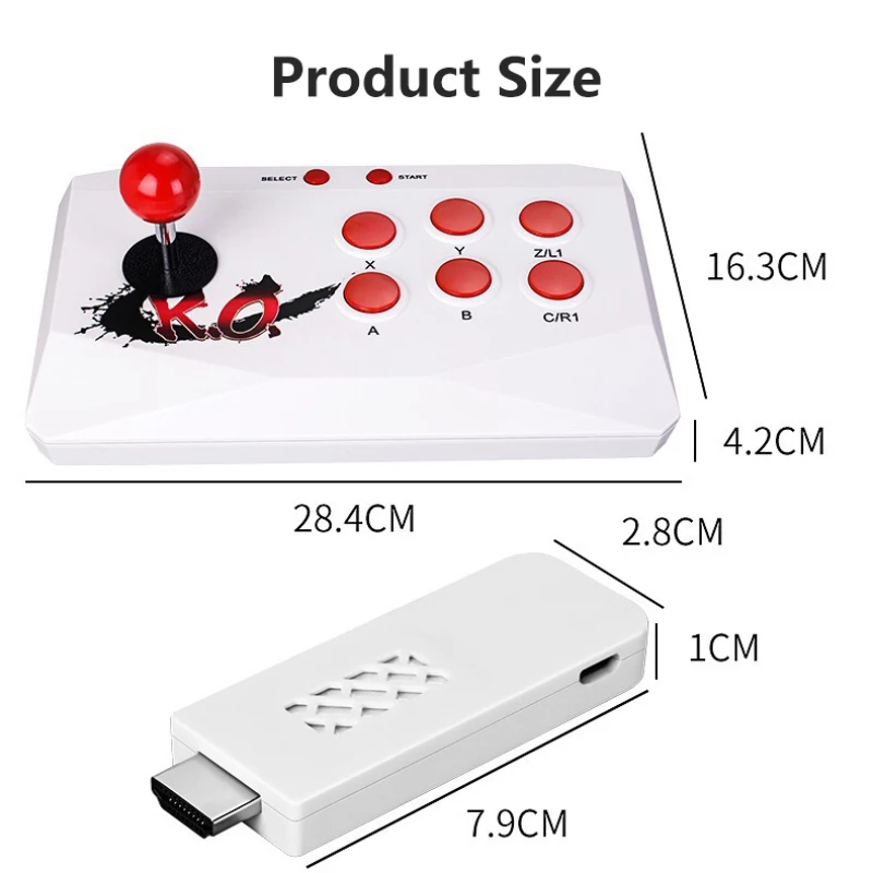 

2000+ Games Retro Video Game Console Wireless Double Stick Arcade Super Console Box Support HD MI-compatible Output Dual Players