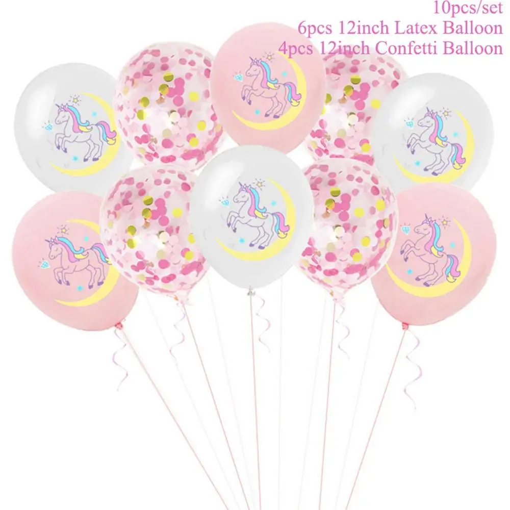 Unicorn Balloons 13 Taoup 1 шт. ручной мультфильм Единорог воздушный шар из фольги аксессуары для животных милый счастливый Единорог День рождения Сувениры Единорог воздушные шары - Цвет: Unicorn Balloons 13