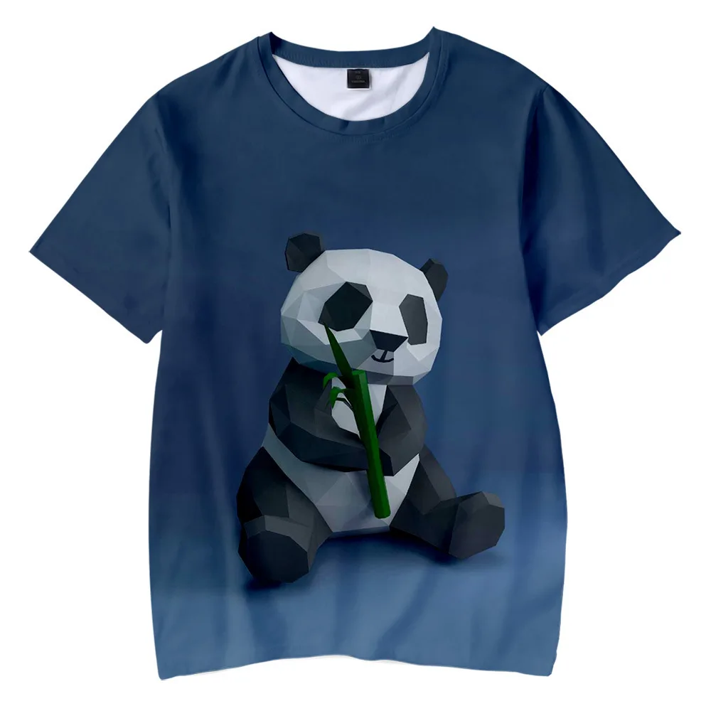 

Boys/Girls Cute T Shirt Panda 3D Print Women/Men Harajuku Short Sleeve Funny Kawaii Tshirt Tees Tops Lovely T-shirt Kids/Adults