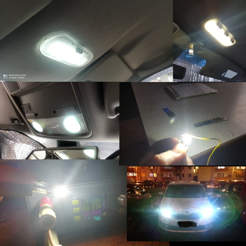 Аксессуары для украшения автомобиля 10x T10 LED W5W 194 автомобильный светильник s Honda Civic