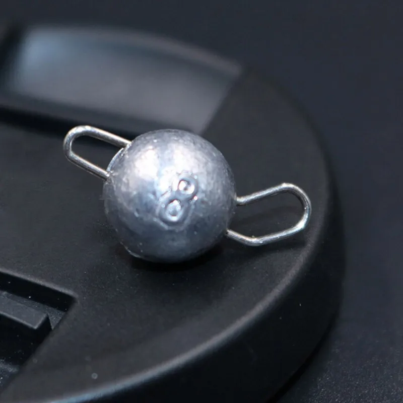 10 шт. новые свинцовые грузила рыболовные снасти круглая игла маятники