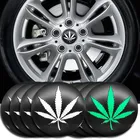 Тюнинг автомобиля для BMW VW тюнинг украшение 3D Кленовый лист зеленый логотип колесо центр колеса Колпачок обода Чехлы наклейка Переводные товары