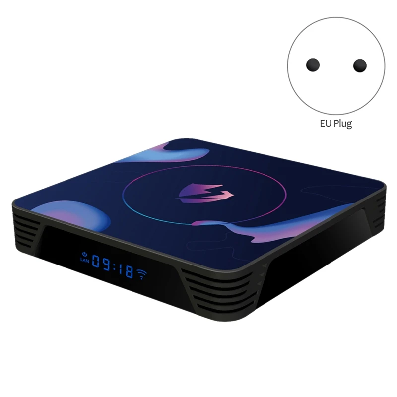 ТВ-бокс Android 9 0 RK3318 RAM ROM 4K Netflix Youtube Google Voice Assistant LET1 TV Box Breathing Light EU Plug | Электроника