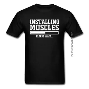 Забавные мужские хлопковые футболки с круглым вырезом и принтом Установка мышц, LIFT BRO тренировки слоган, футболка С Днем Рождения